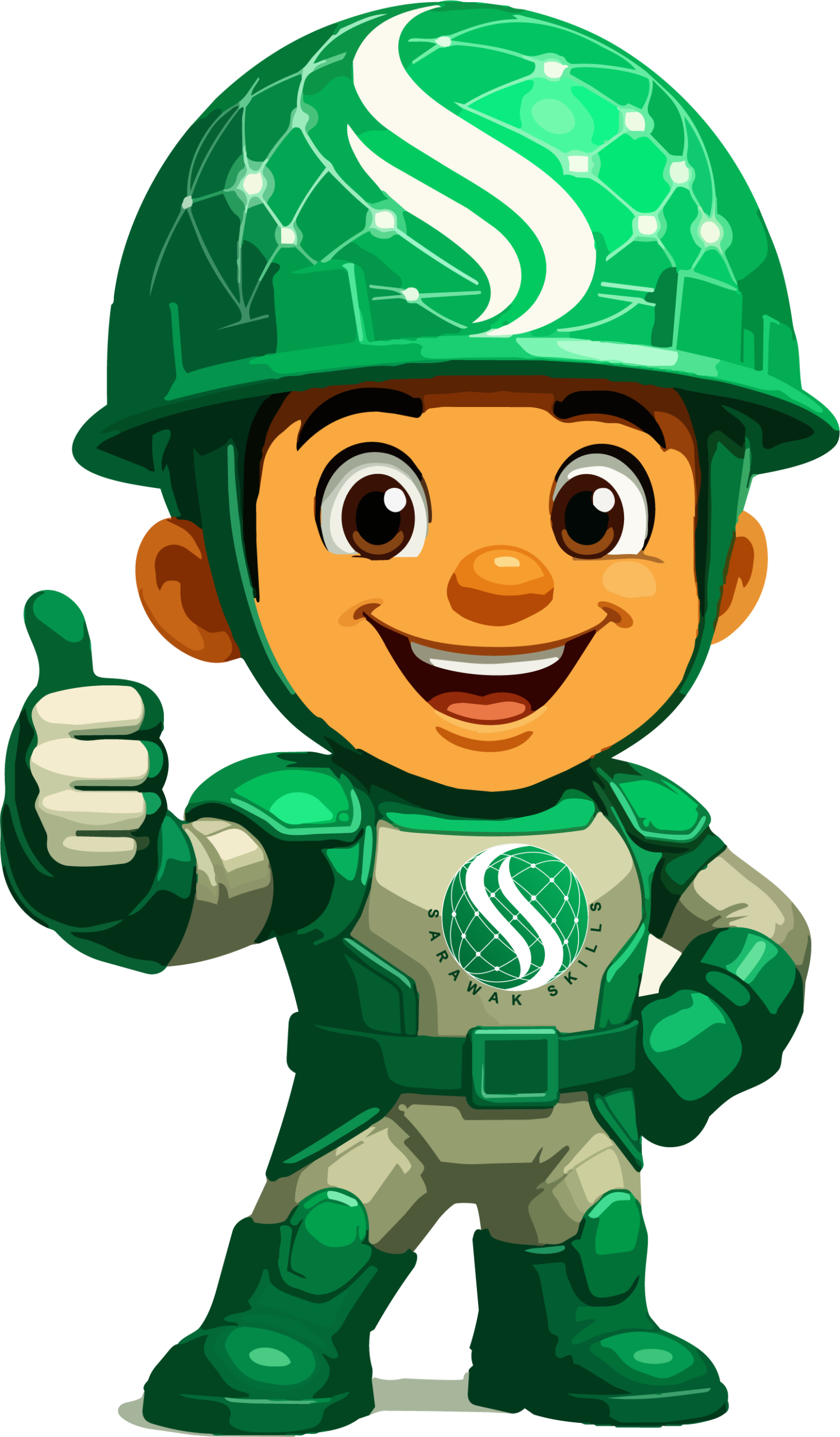 Sarawak Skills mascot
