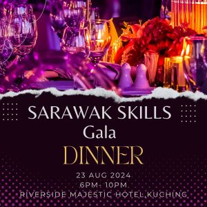 Purple Gold Modern Gala Dinner Instagram Post (3334 x 1539 px)