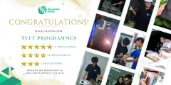 5 stars banner award